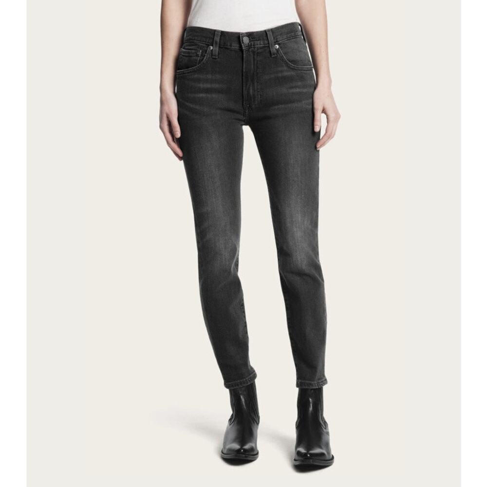 The Frye Company Women's High-Rise Skinny Jeans Black - Size‎ 26